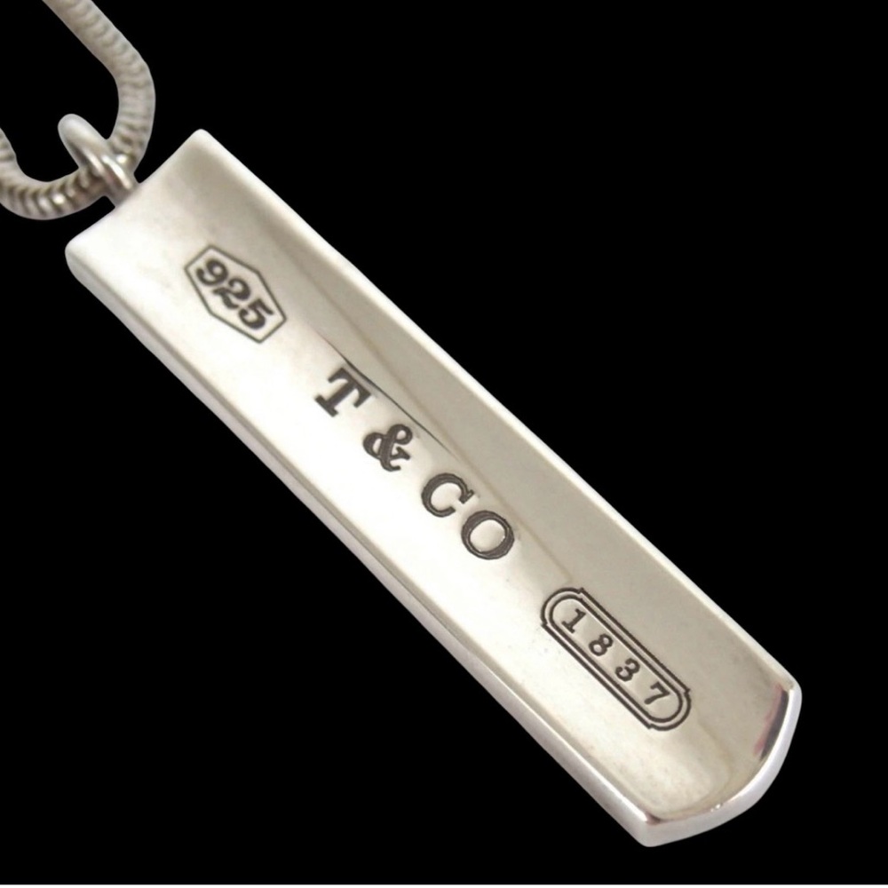 Tiffany & Co. Silver Ag925 Bar Necklace ✨🤩 - Picture 3 of 13